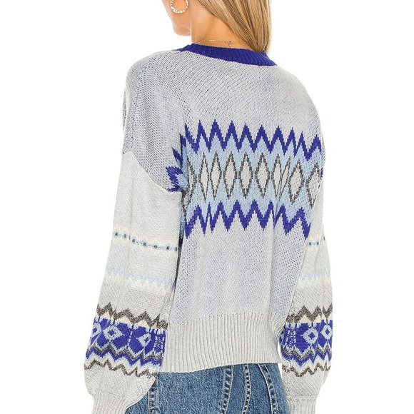 Vetiver Sweater - Color: Blue Heather Grey - Picture 3 of 3
